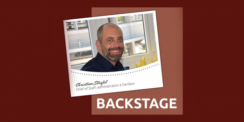 Backstage: Christian Stiefel